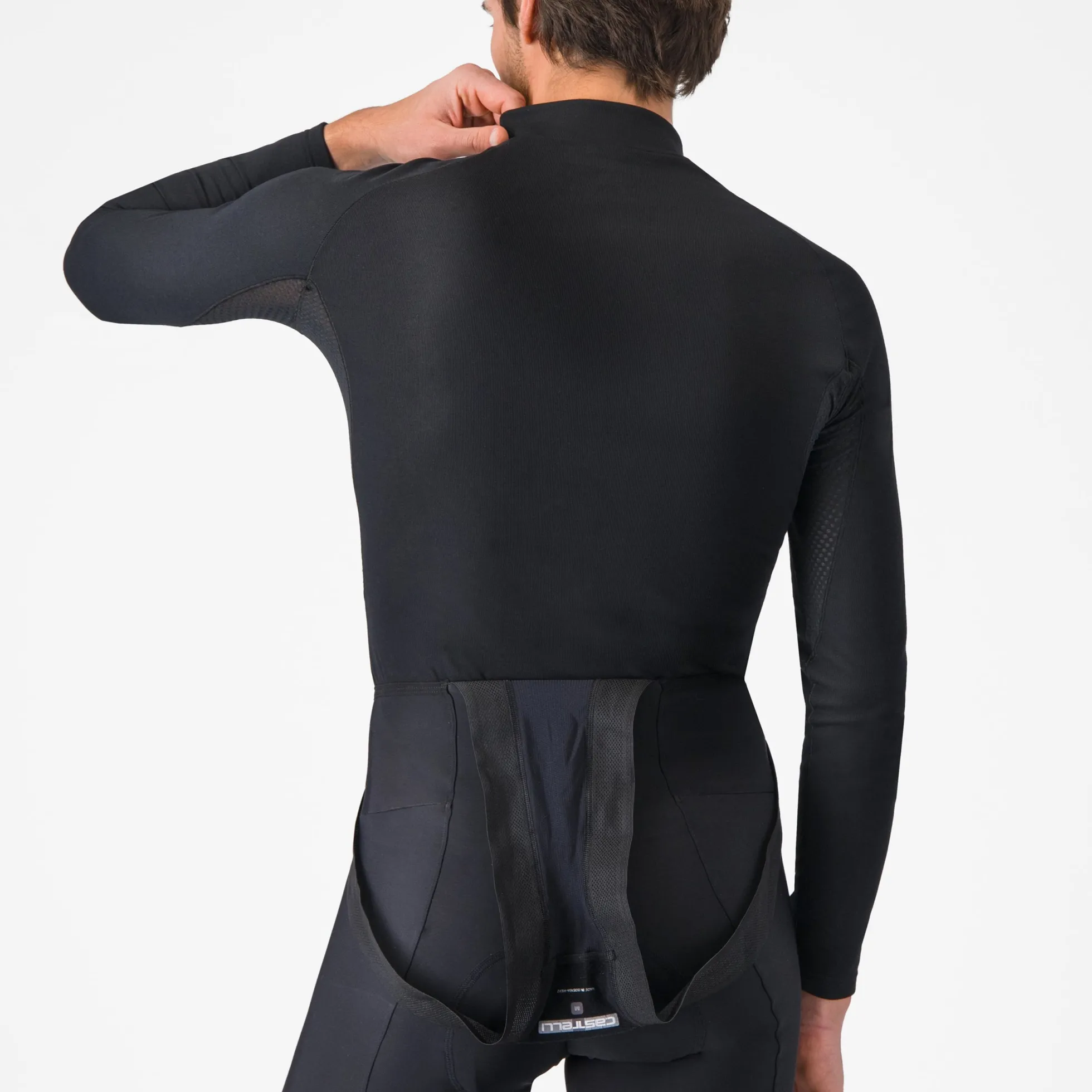 Maglia intima maniche lunghe Castelli Flanders 2 - Nero