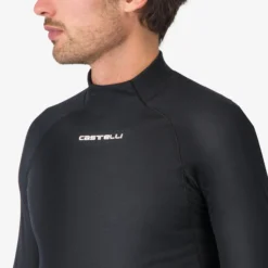 Maglia intima maniche lunghe Castelli Flanders 2 - Nero