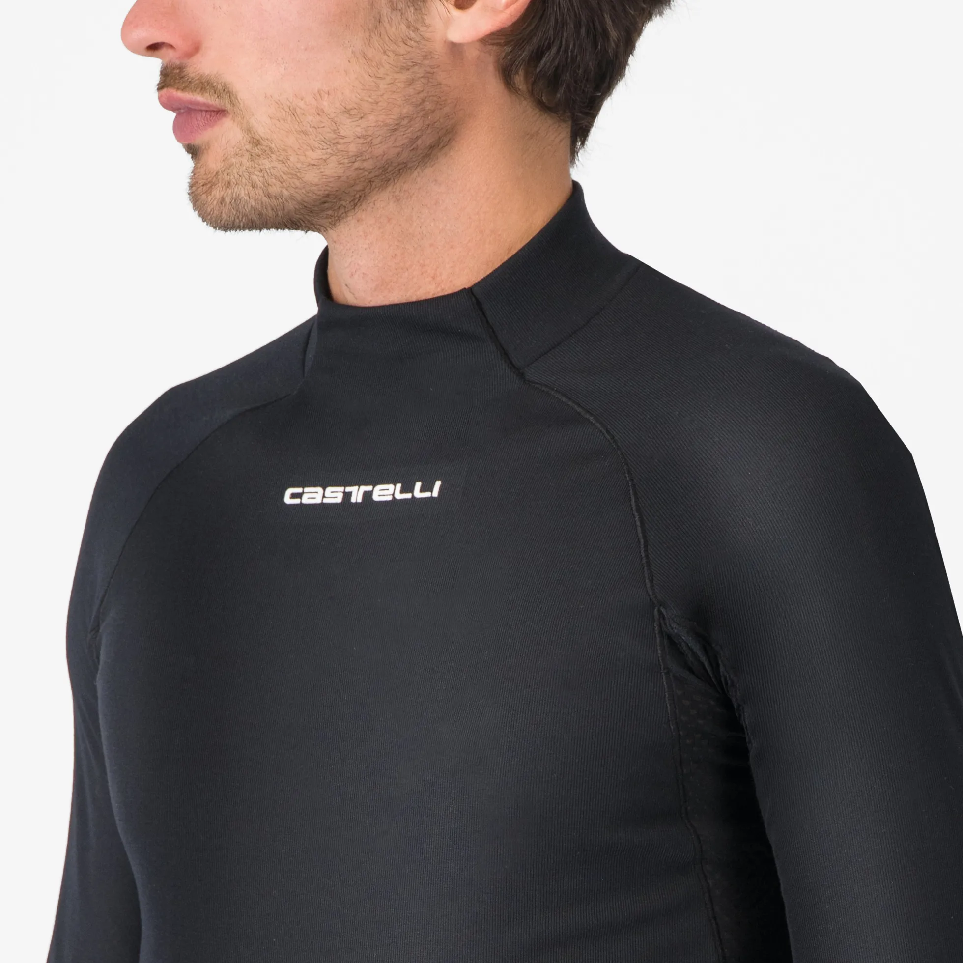 Maglia intima maniche lunghe Castelli Flanders 2 - Nero