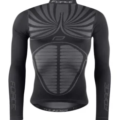 Maglia intima maniche lunghe Force F Thunder - Nero
