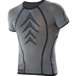 Maglia intima M/C Biotex Powerflex - Nero Grigio