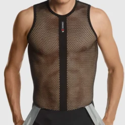 Maglia intima senza maniche Assos NS Skin Superleger - Nero