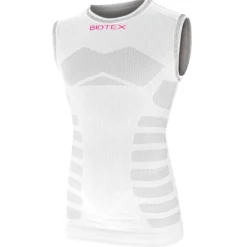 Maglia intima senza maniche bambino Biotex Seamless - Bianco