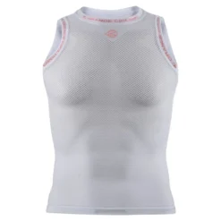 Maglia intima senza maniche Cinelli Tempo - Bianco rosa