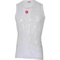 Maglia intima senza maniche Castelli Core Mesh 3 - Bianco
