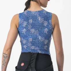 Maglia intima senza maniche donna Castelli Pro Mesh 4 - Blu