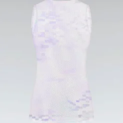 Maglia intima senza maniche donna Gobik Second Skin - Bianco viola