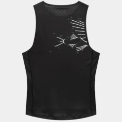 Maglia intima senza maniche donna Cafe du Cycliste Liliane - Nero