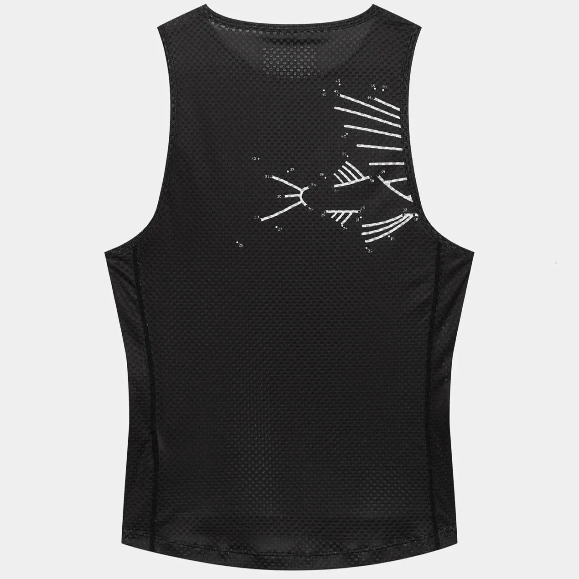 Maglia intima senza maniche donna Cafe du Cycliste Liliane - Nero
