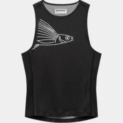 Maglia intima senza maniche donna Cafe du Cycliste Liliane - Nero