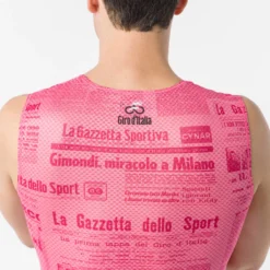 Maglia intima senza maniche Giro d'Italia 2026 Gazzetta dello Sport