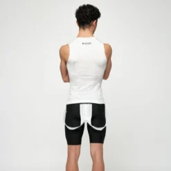 Maglia intima senza maniche Pissei Argentum - Bianco