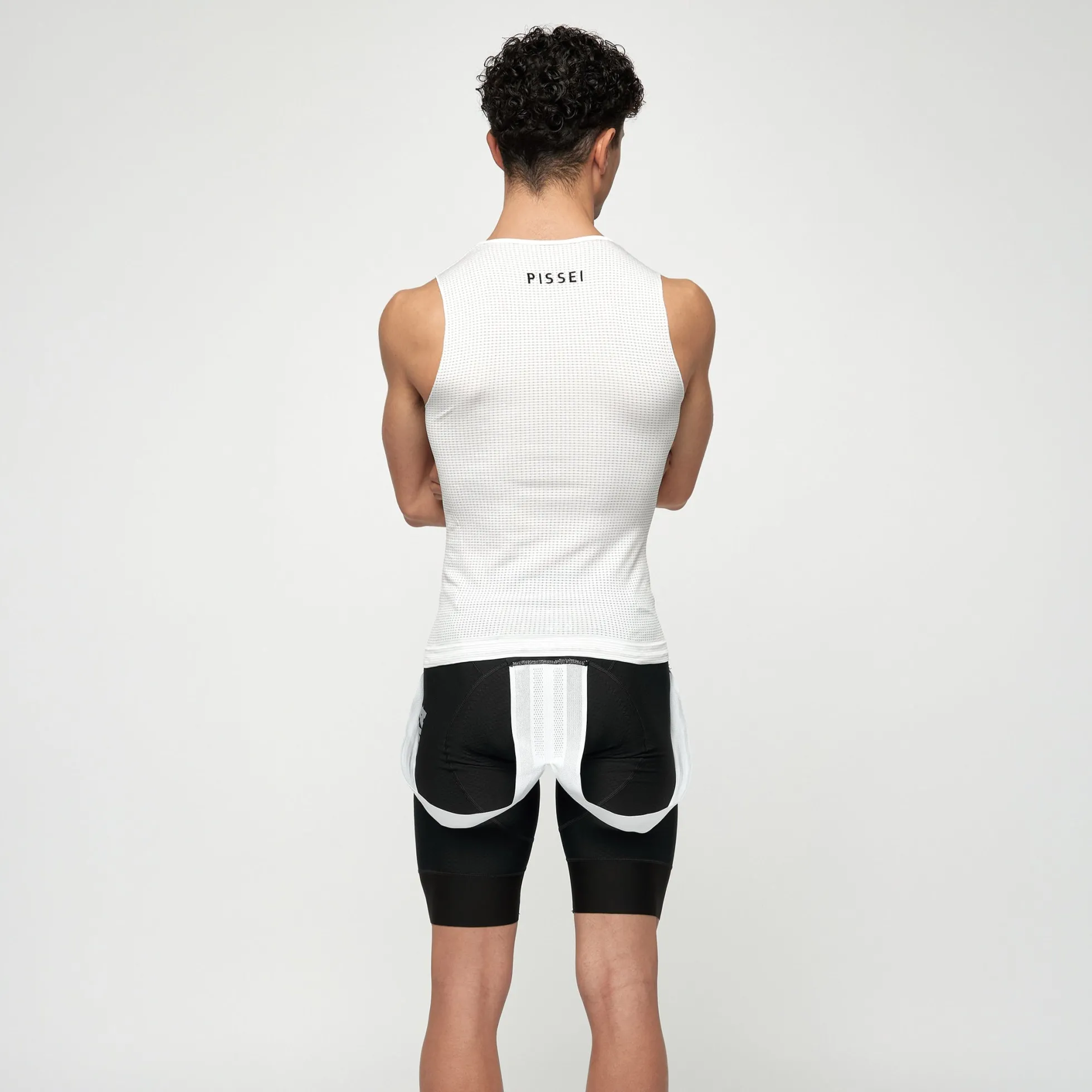 Maglia intima senza maniche Pissei Argentum - Bianco