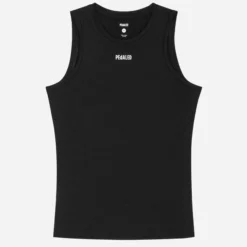 Maglia intima senza maniche Pedaled Element Merino - Nero