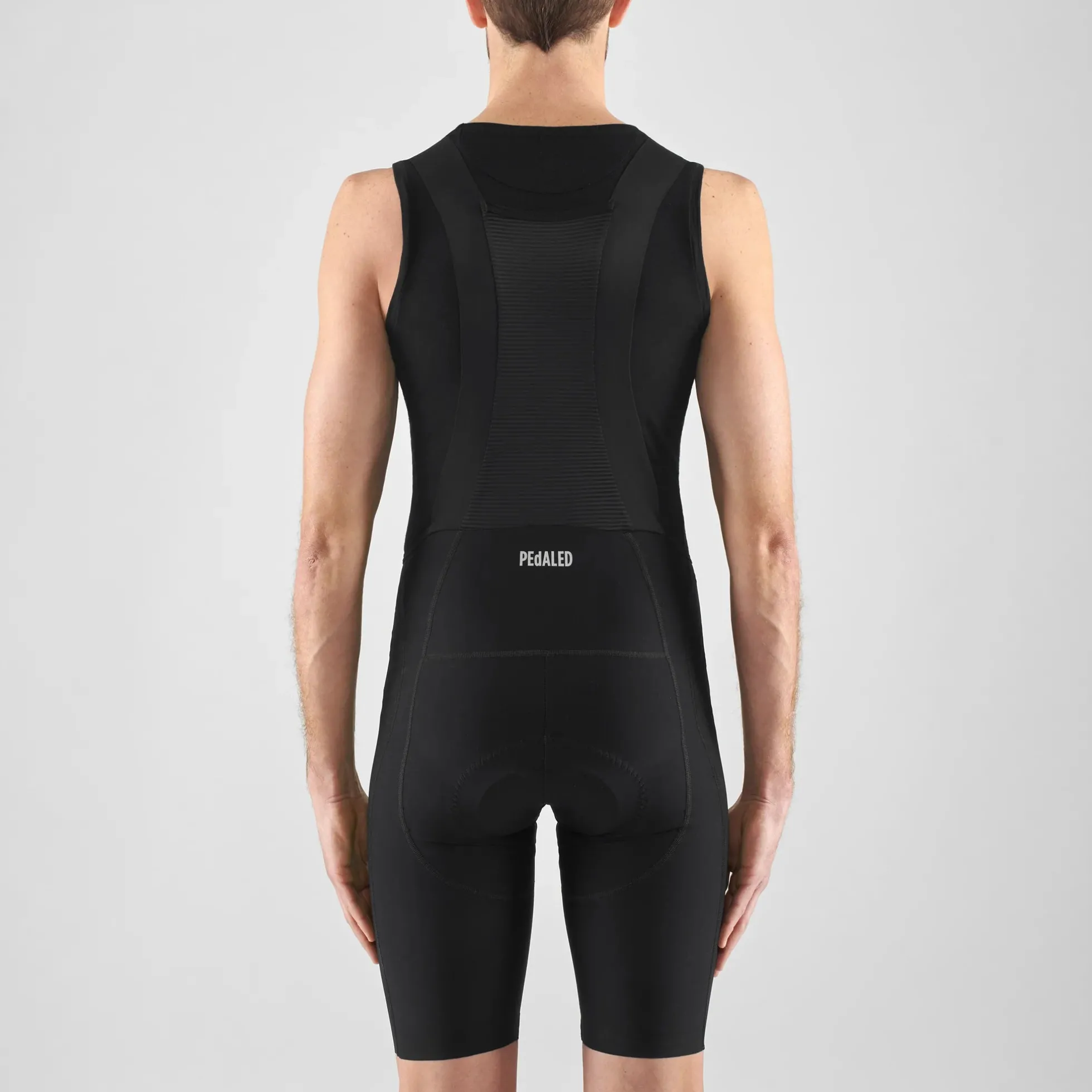 Maglia intima senza maniche Pedaled Element Merino - Nero