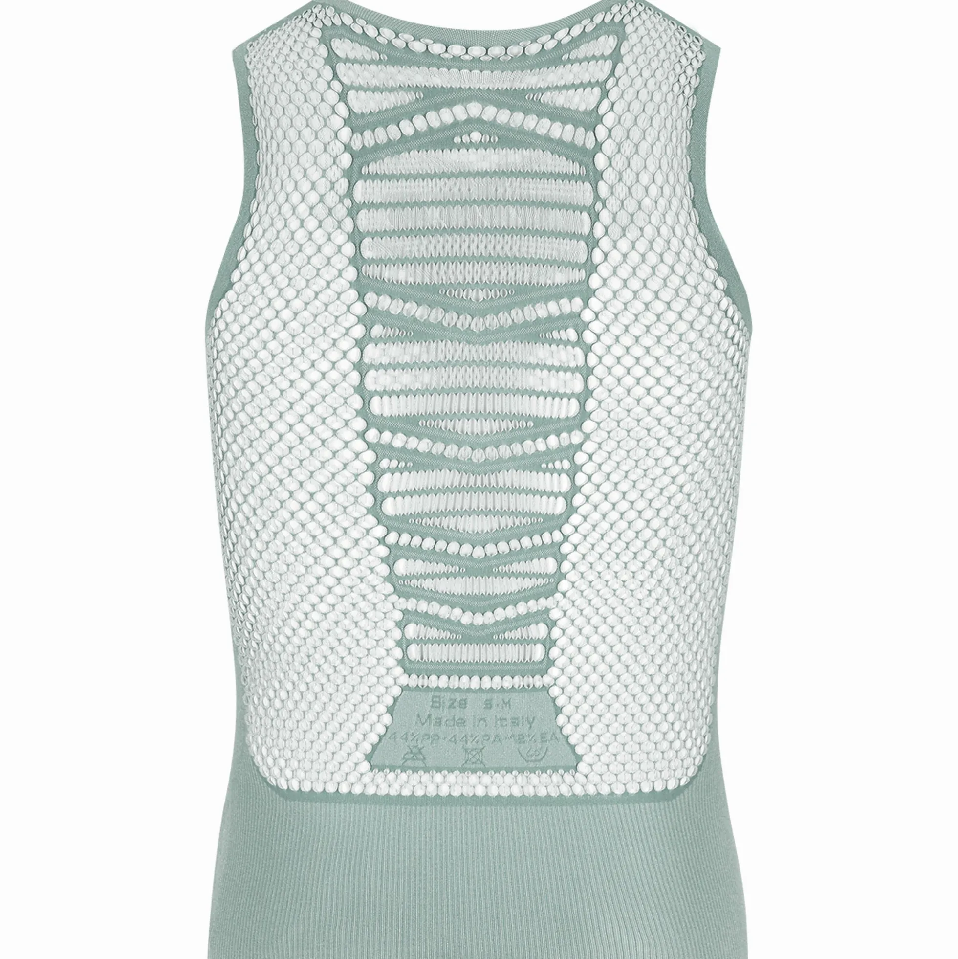 Maglia intima senza maniche Q36.5 Zero Mesh - Verde