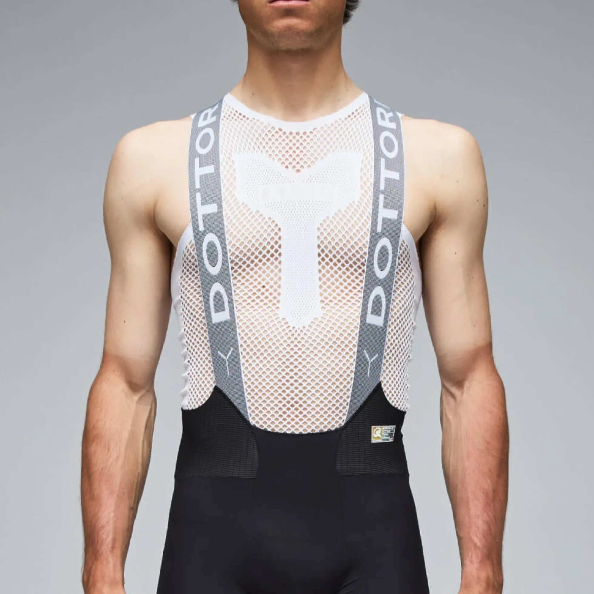 Maglia intima senza maniche Q36.5 Zero Mesh - Bianco