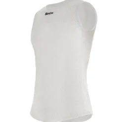 Maglia intima senza maniche Santini Alpha - Bianco