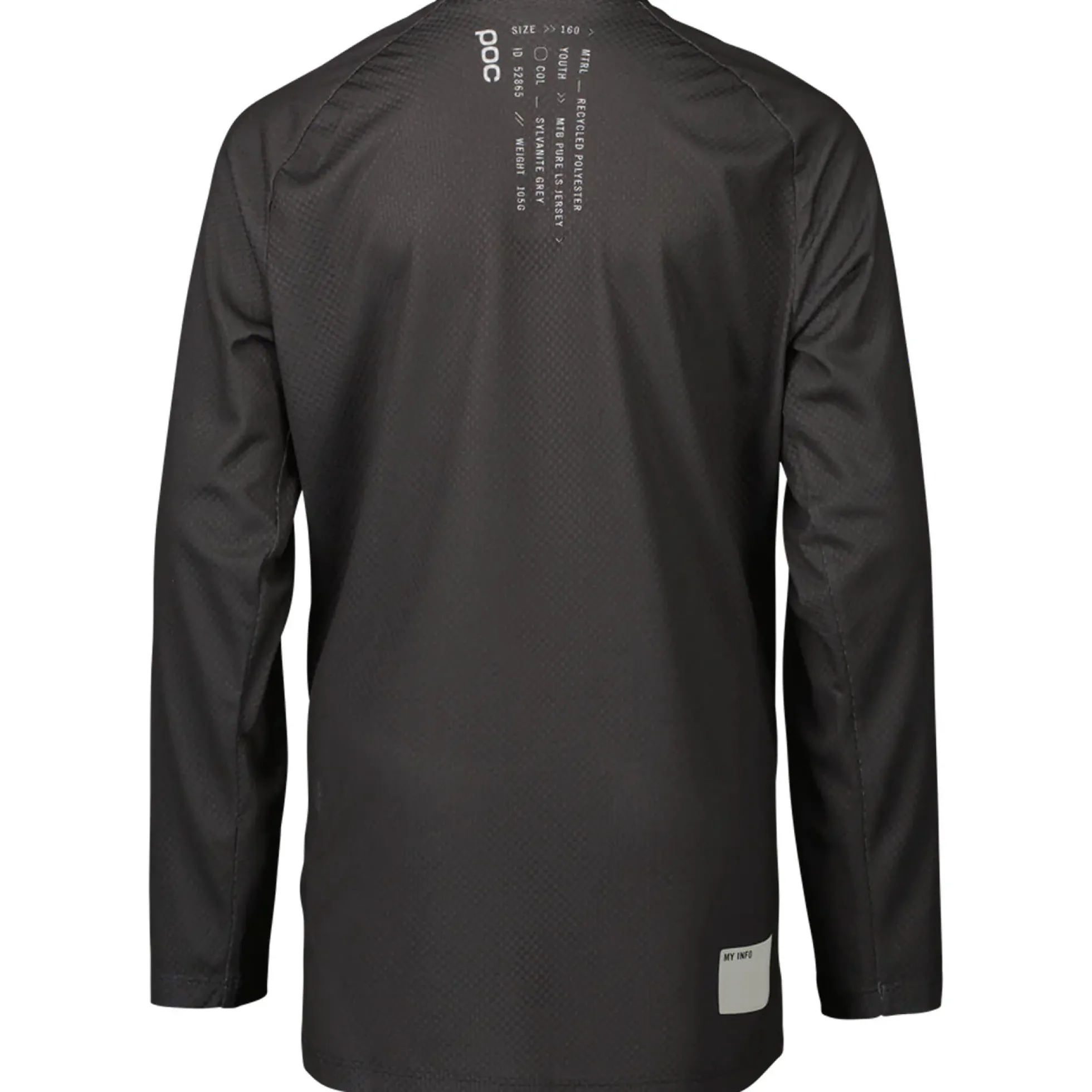 Maglia maniche lunghe bambino Poc Essential MTB - Grigio