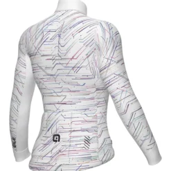Maglia maniche lunghe donna Ale PR-E Byte - Bianco