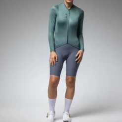 Maglia maniche lunghe donna Ale Pragma Color Block - Verde