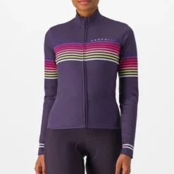 Maglia maniche lunghe donna Castelli Ottanta - Viola
