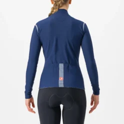 Maglia maniche lunghe donna Castelli Tutto Nano RoS - Blu scuro