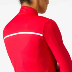 Maglia maniche lunghe donna Castelli Sinergia 2 - Rosa scuro