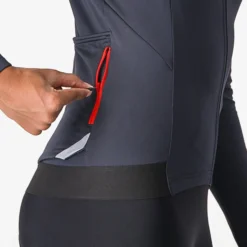 Maglia maniche lunghe donna Castelli Fly - Nero