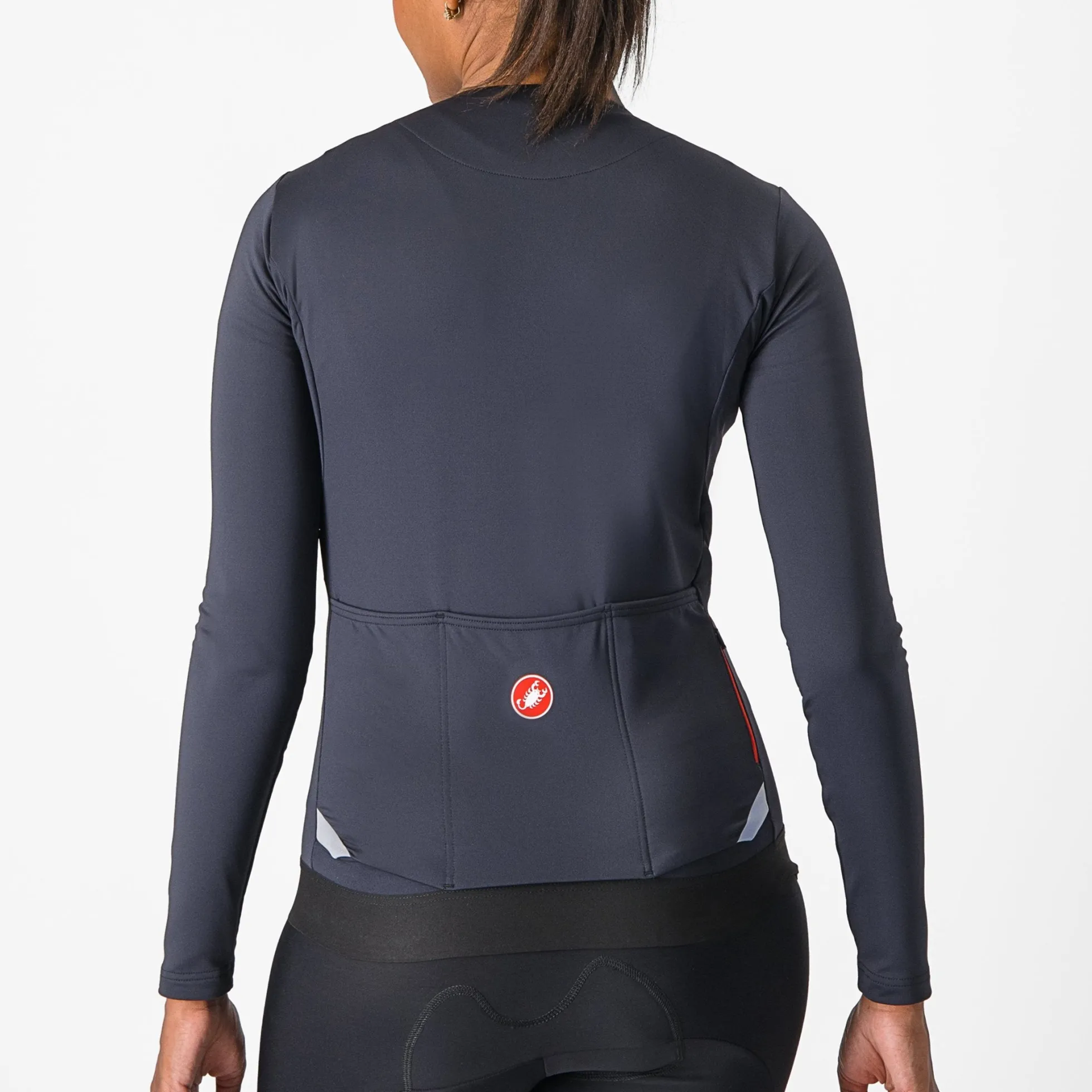 Maglia maniche lunghe donna Castelli Fly - Nero