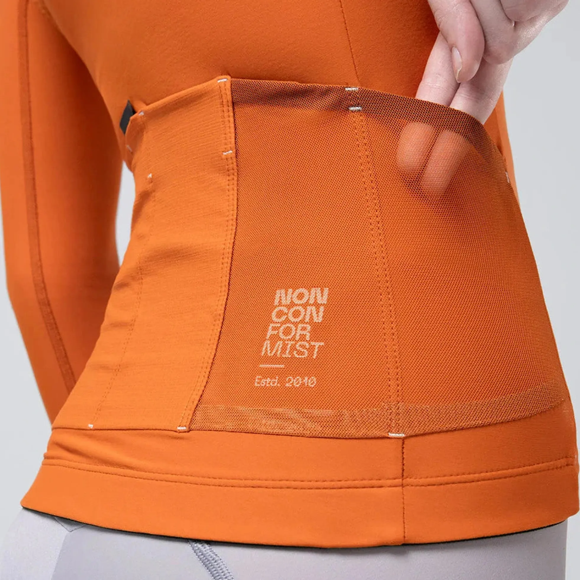 Maglia maniche lunghe donna Gobik Pacer Solid 2.0 Thai - Arancio
