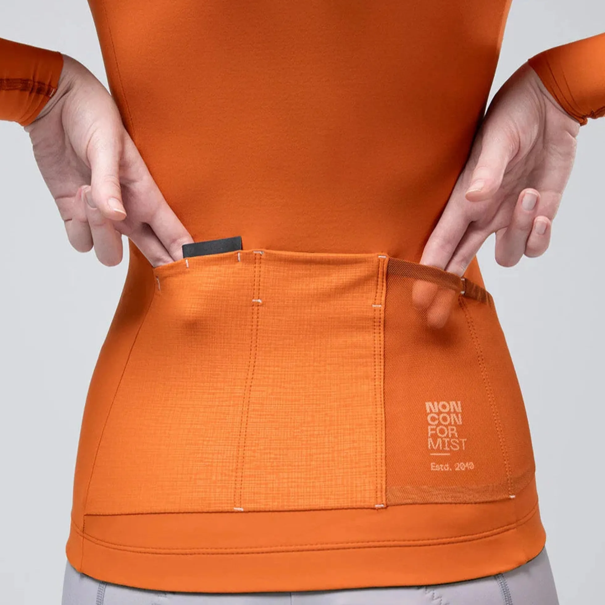 Maglia maniche lunghe donna Gobik Pacer Solid 2.0 Thai - Arancio