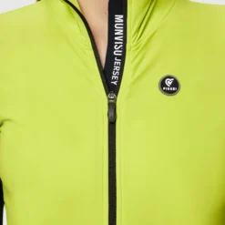 Maglia maniche lunghe donna Pissei Monviso - Lime nero
