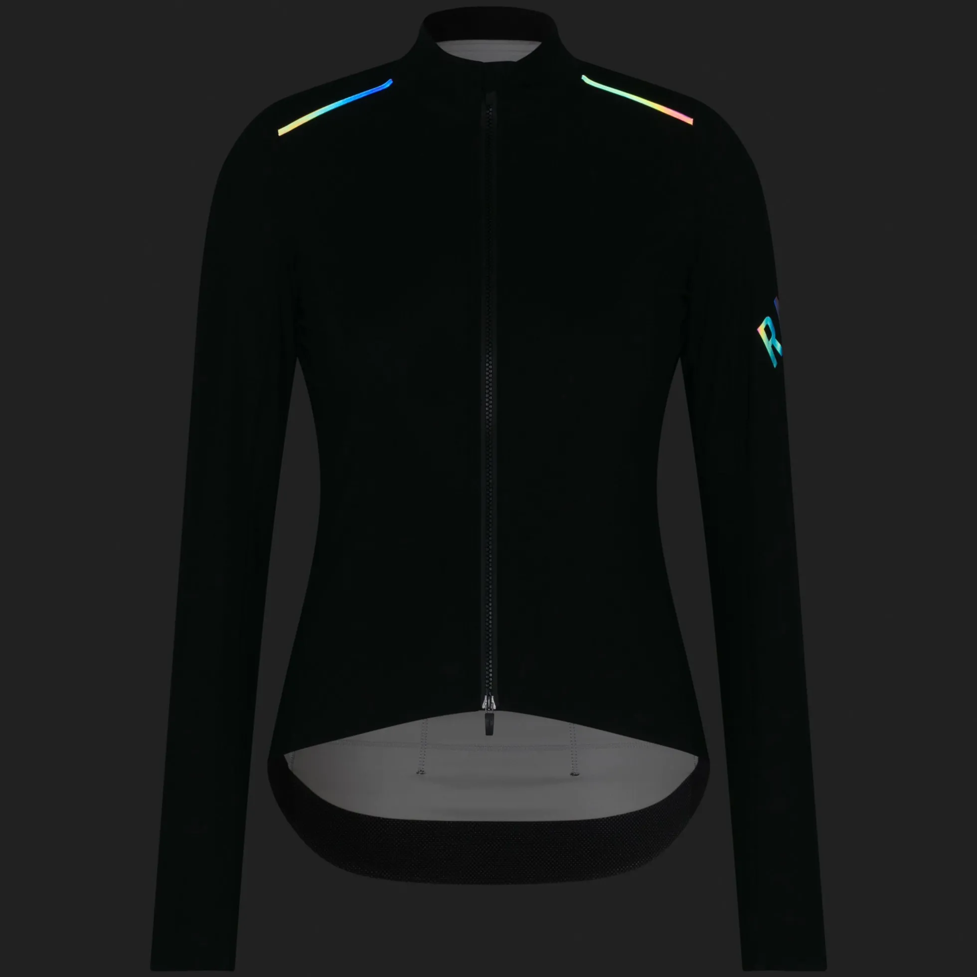 Maglia maniche lunghe donna Rapha Pro Team Shadow - Nero