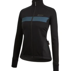 Maglia maniche lunghe donna Santini Coral Bengal - Nero