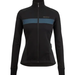 Maglia maniche lunghe donna Santini Coral Bengal - Nero