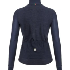 Maglia maniche lunghe donna Santini Colore Puro - Blu