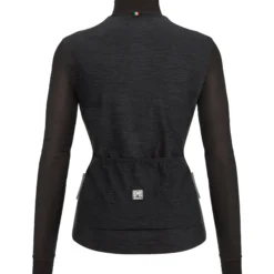 Maglia maniche lunghe donna Santini Colore Puro - Nero