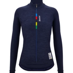 Maglia maniche lunghe donna Santini UCI Official Pure - Blu