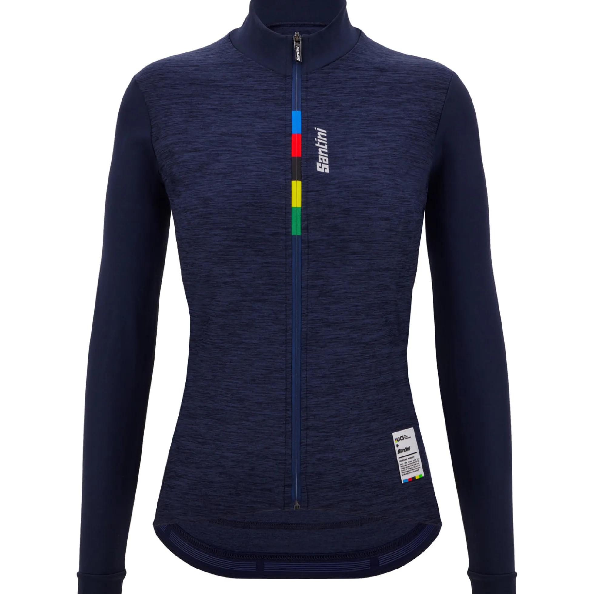 Maglia maniche lunghe donna Santini UCI Official Pure - Blu