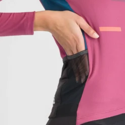 Maglia maniche lunghe donna Sportful Breakout Supergiara - Viola