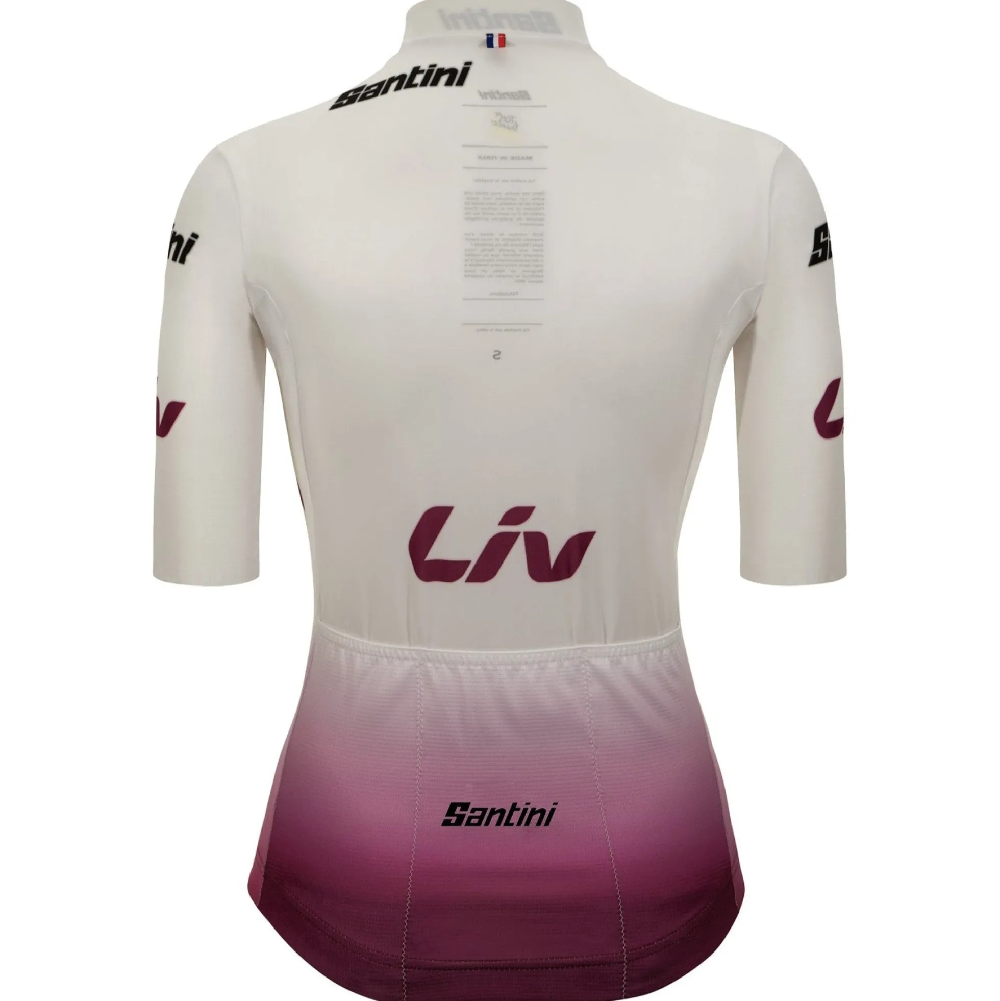 Maglia Santini Bianca donna Tour de France 2026 Fan Line