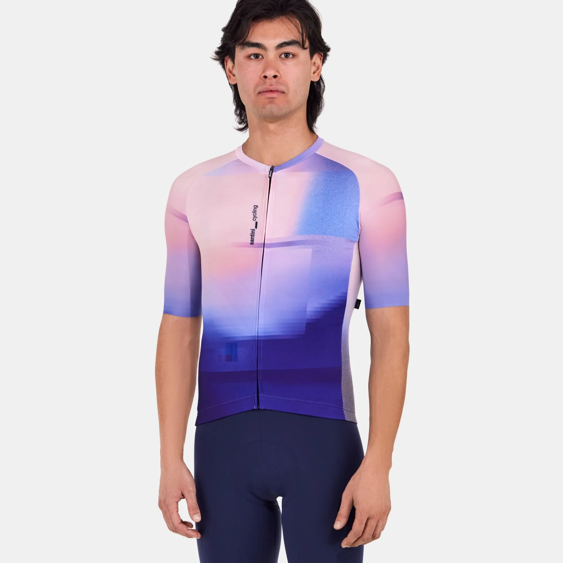 Maglia Santini Luce - Rosa Blu