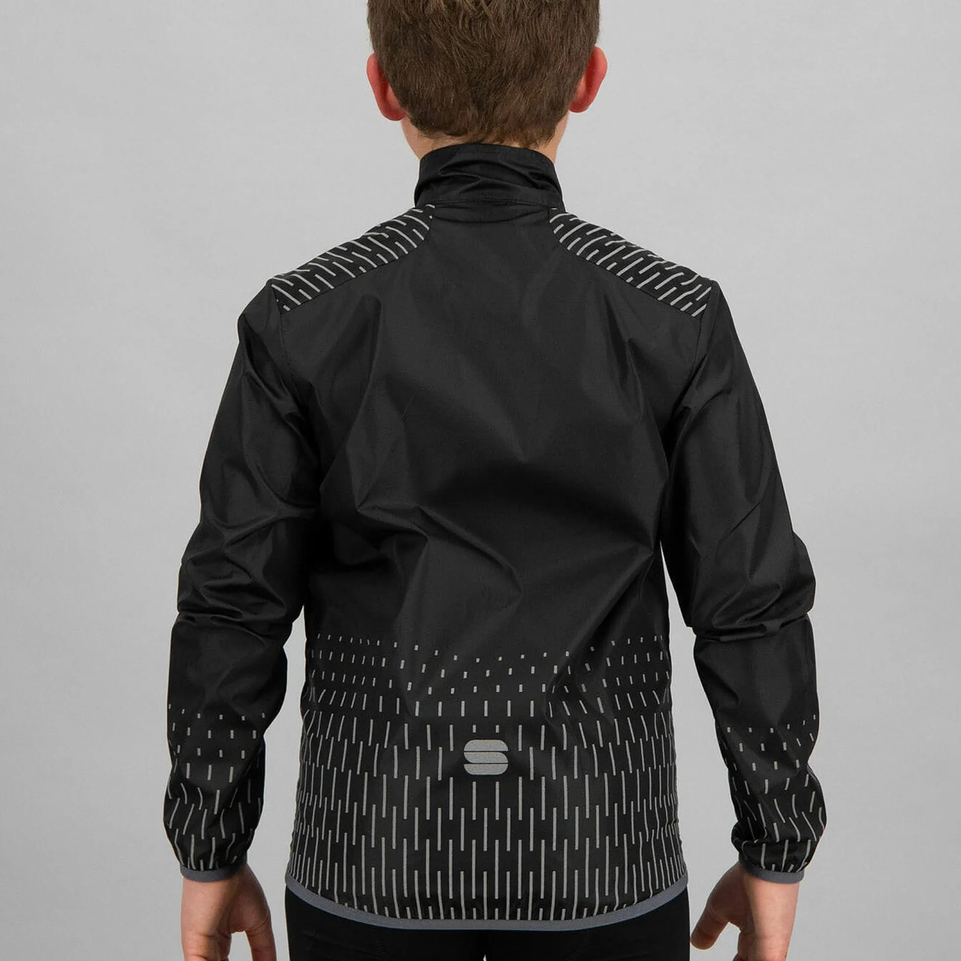 Mantellina Bambino Sportful Reflex - Nero