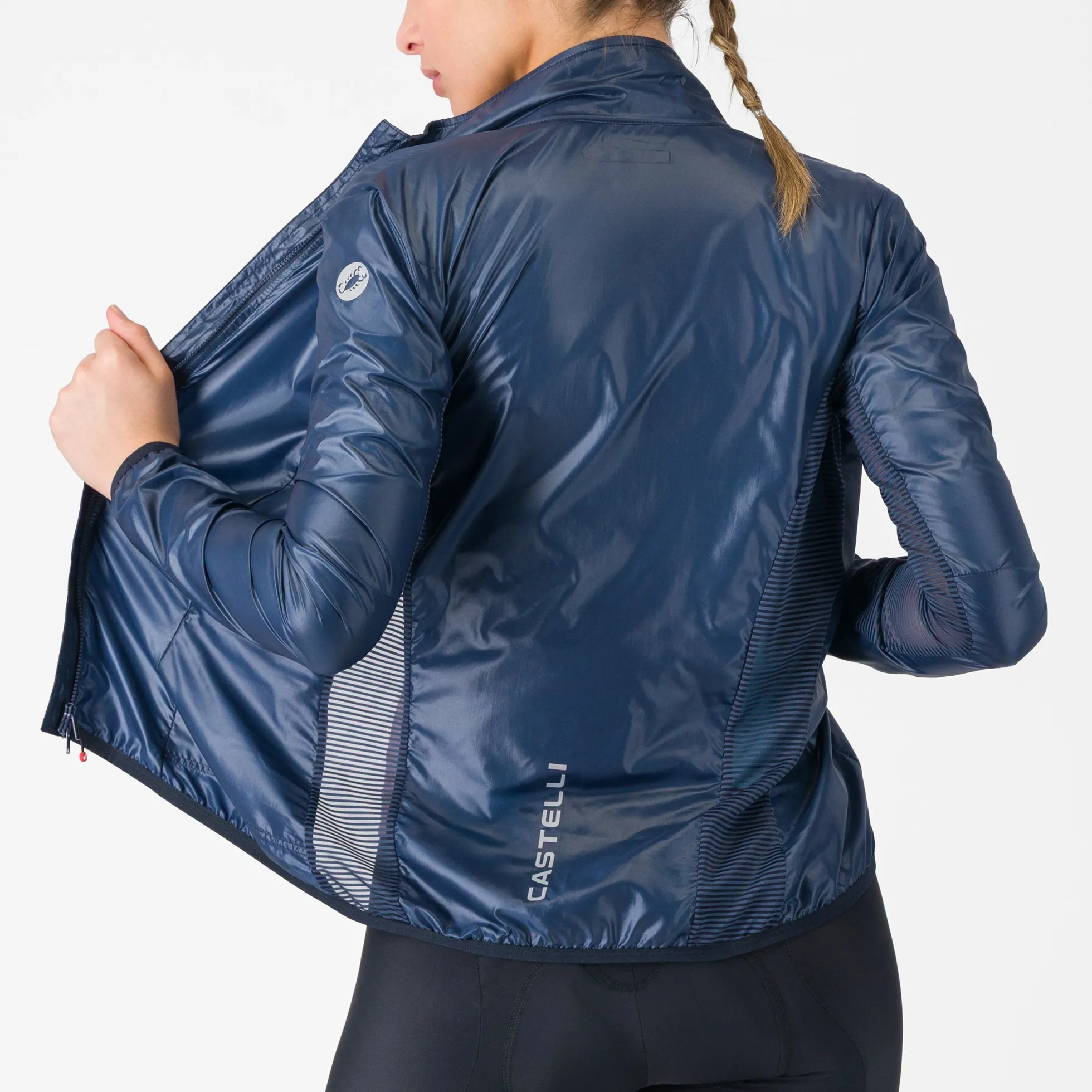Mantellina donna Castelli Aria Shell 2 - Blu