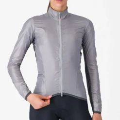 Mantellina donna Castelli Aria Shell 2 - Grigio chiaro