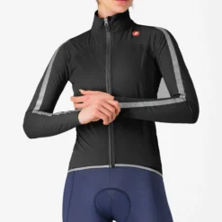 Mantellina donna Castelli Ultra Rain Cape - Nero