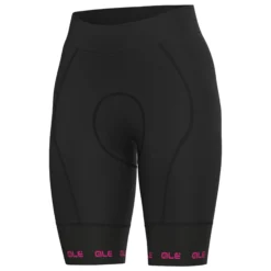 Pantaloncini donna Ale PR-E Strada 2.0 2025 - Nero fucsia