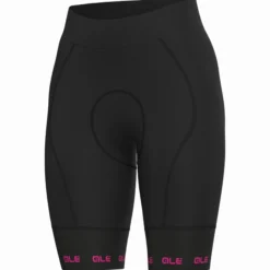 Pantaloncini donna Ale PR-E Strada 2.0 - Nero fucsia