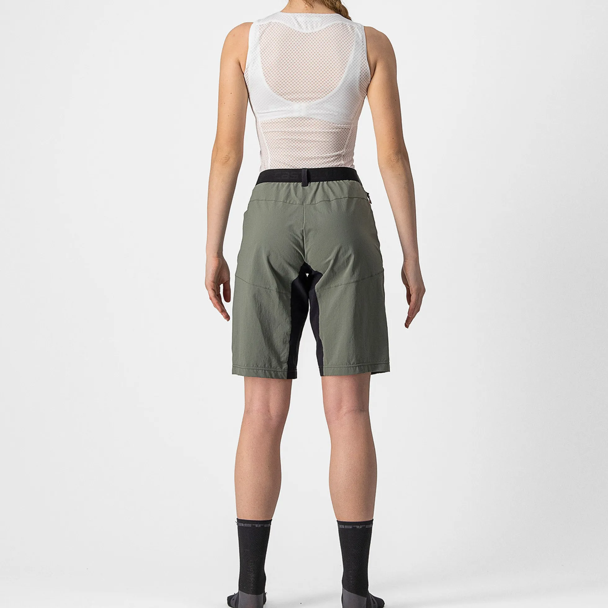 Pantaloncini Donna Castelli Unlimited Baggy - Grigio